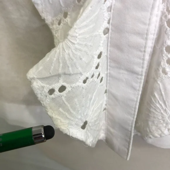 Jones New York XL sleeveless ruffle shirt EUC - Picture 7 of 8